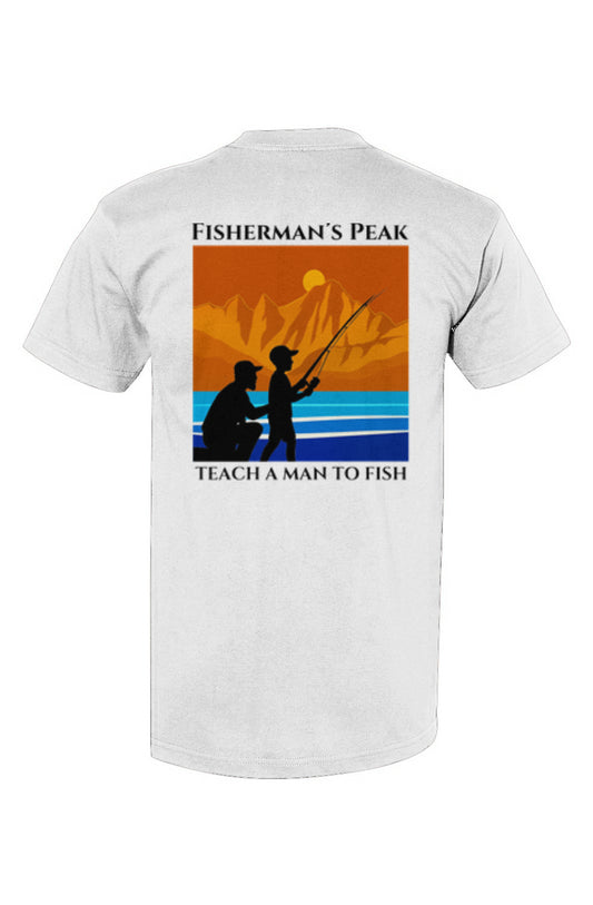Teach A Man To Fish - USA-Made T-Shirt