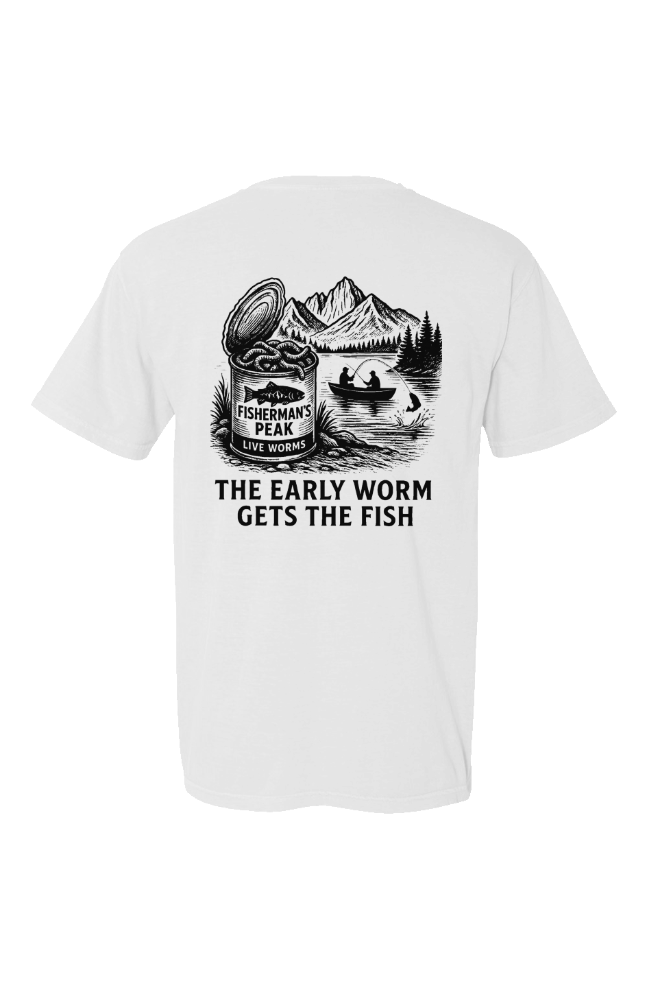 The Early Worm - USA Masde Short Sleeve Crew T-Shi