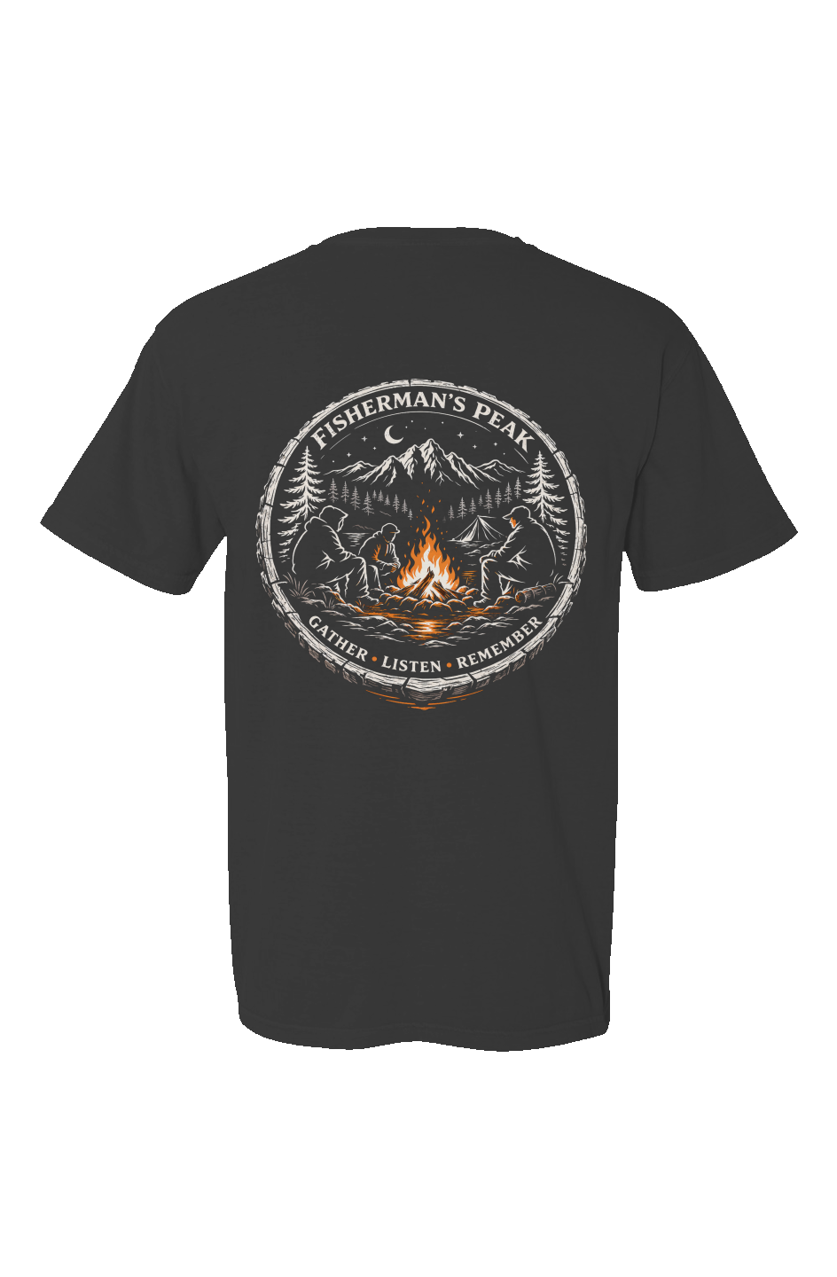 Gather-Listen-Remember - Made in USA Short Sleeve Crew T-Shirt