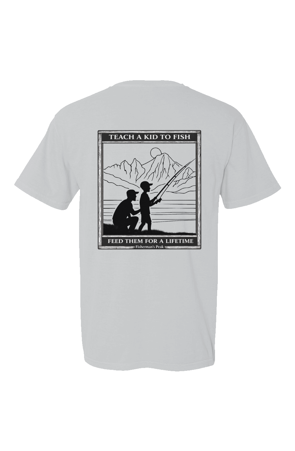 Teach A Kid To Fish - Made in USA Tee