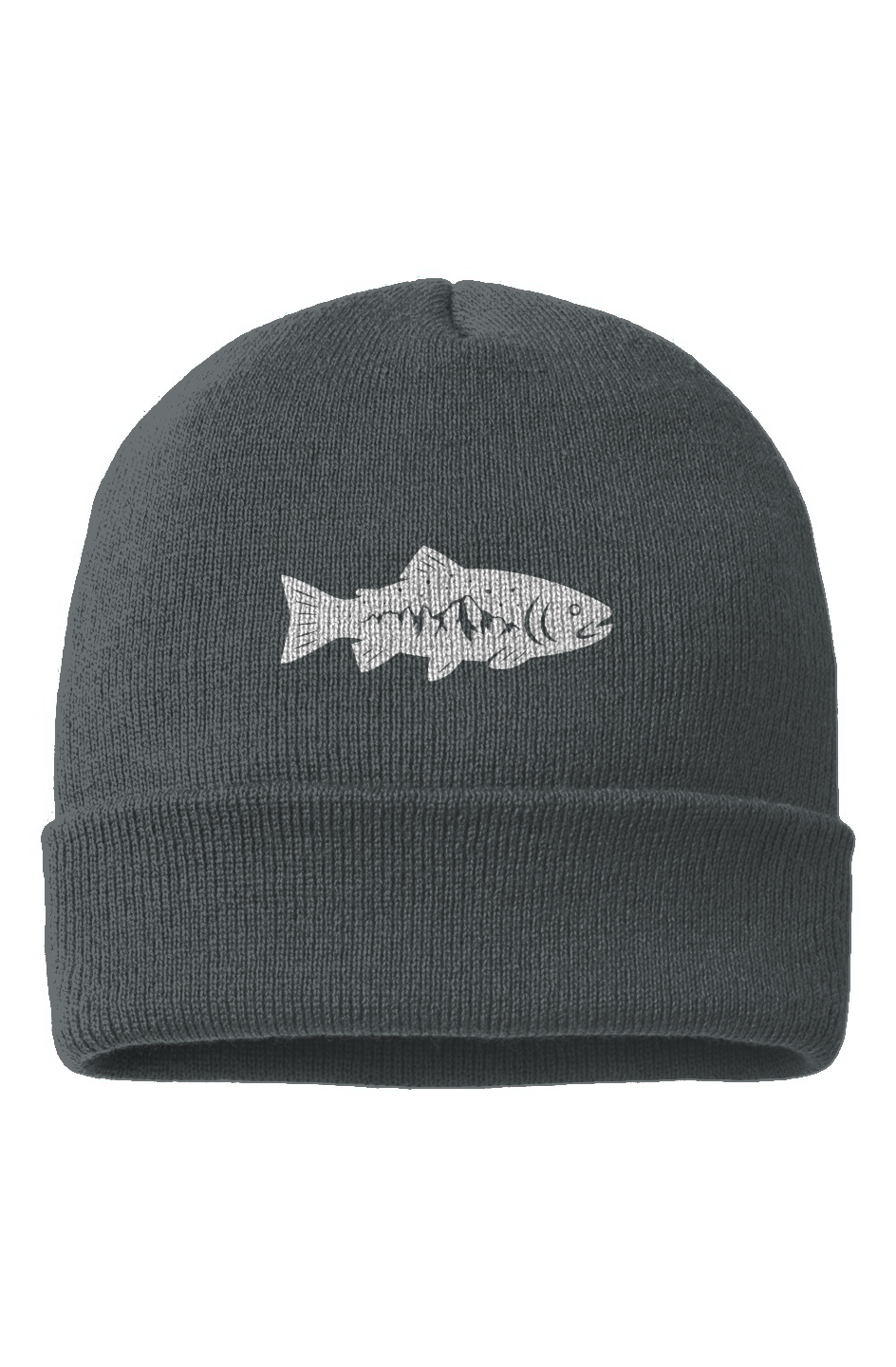Fisherman’s Peak Logo - USA-Made Cuffed Beanie