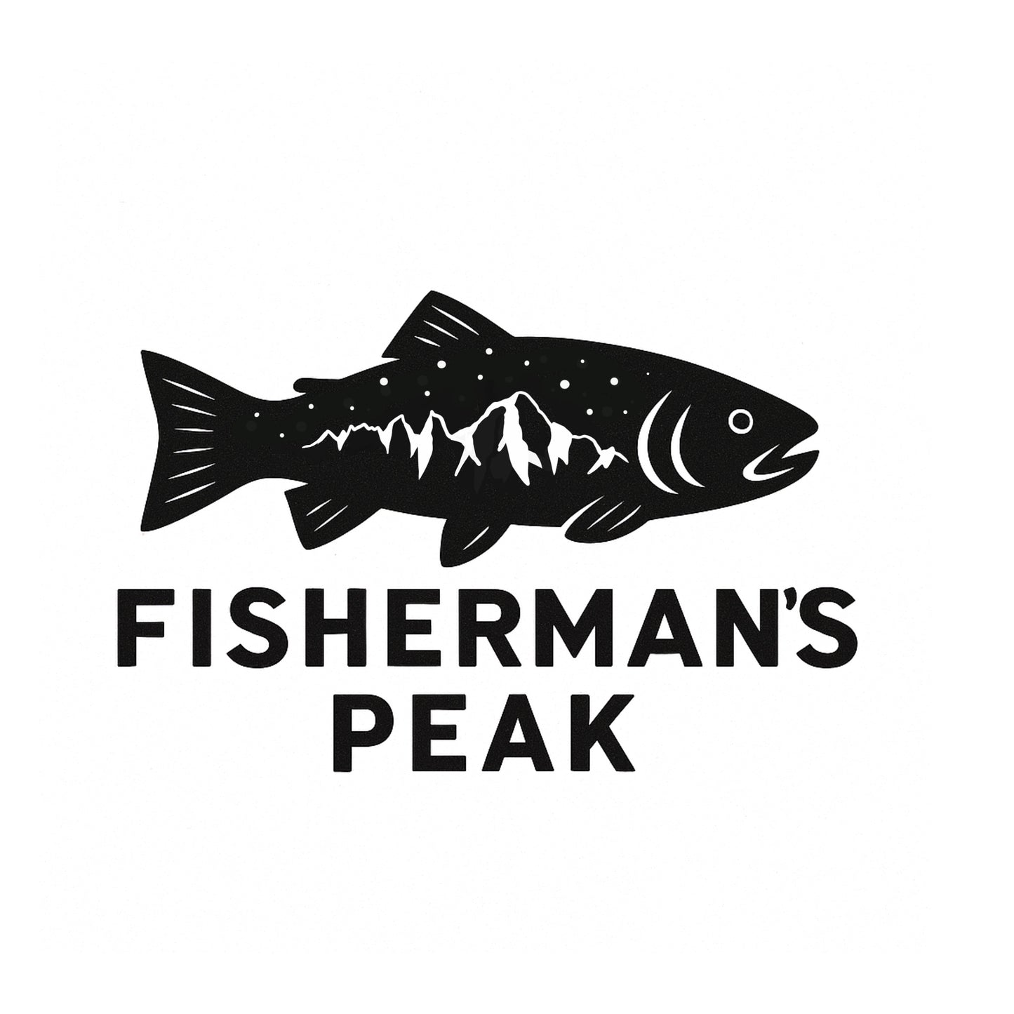 Fisherman's Peak Signature Logo - Made in USA Tee