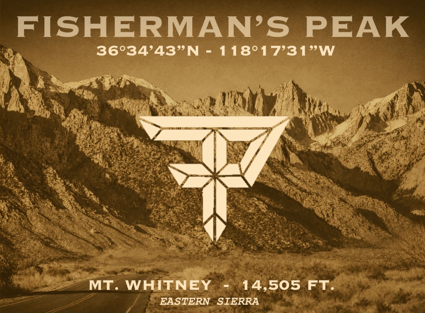 Whitney Coordinates - USA Made Tee